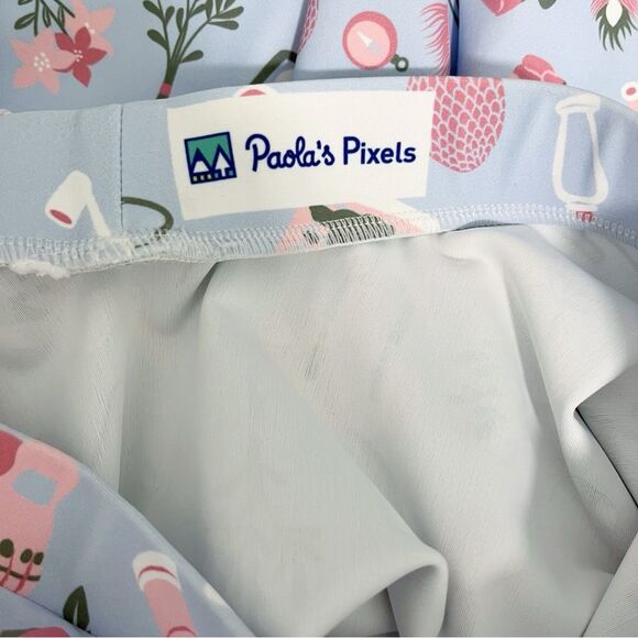 Paolas Pixels Adventurer Camping Dungeons and Dragons Skater Skirt Nerdcore M - Picture 5 of 7